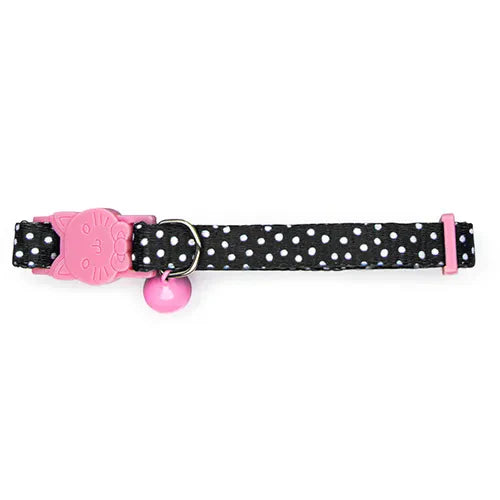 Duvo+  Cat Collar Nylon Mixed Colors White Dots 20 - 30cm / 10mm